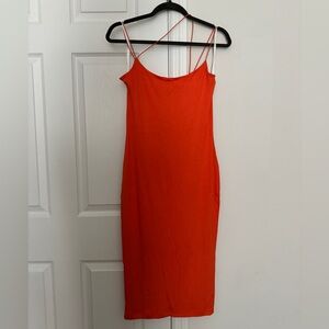 JLUX Label Orange (midi) Dress